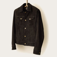 SavasLeather JacketThe Denham: Black Suede