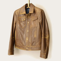 SavasLeather JacketThe Denham: Chaga Asporto