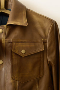 SavasLeather JacketThe Denham: Chaga Asporto