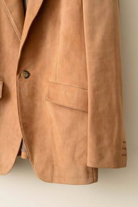 SavasThe Dinner Jacket: Blush Lustro Suede