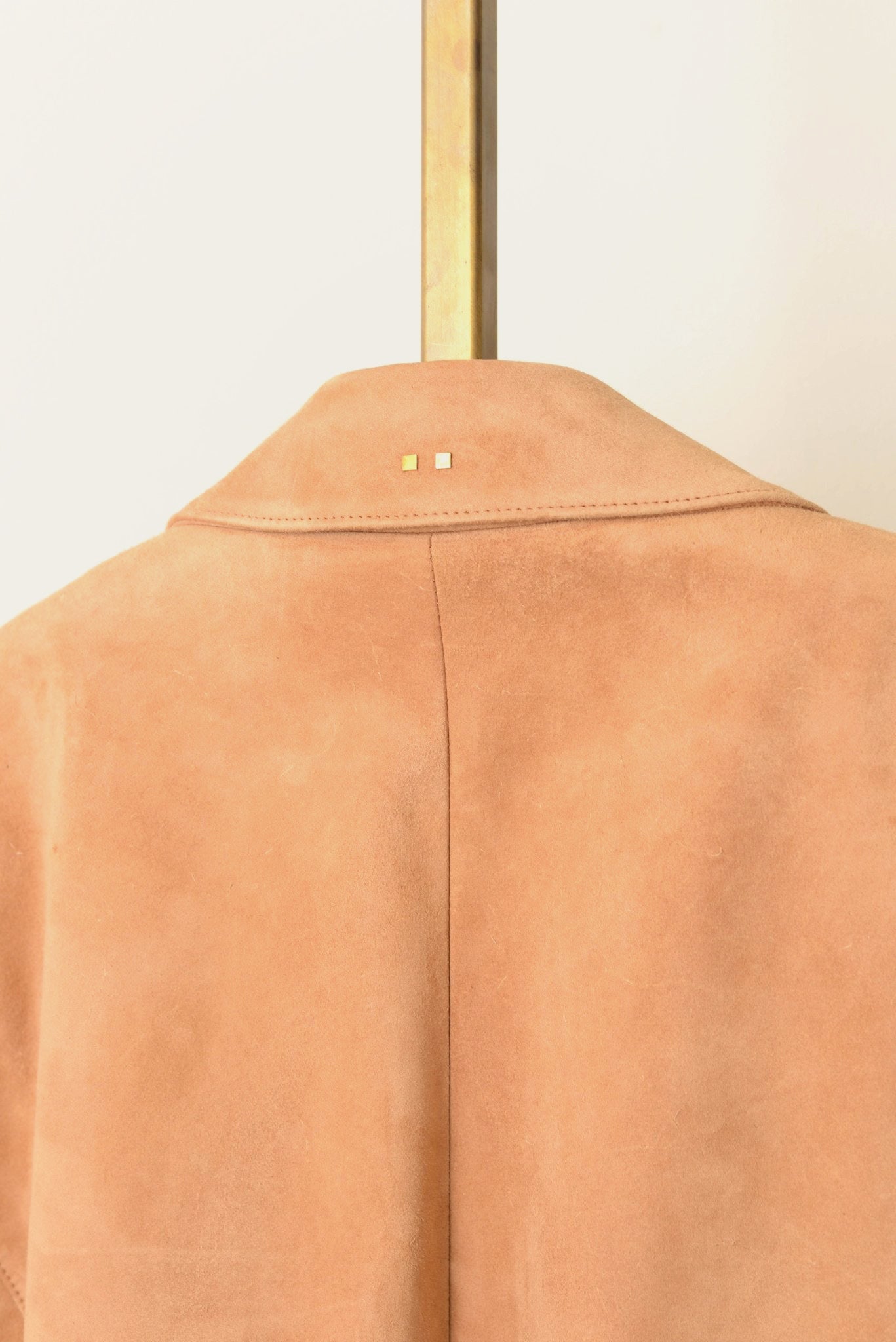 SavasThe Dinner Jacket: Blush Lustro Suede