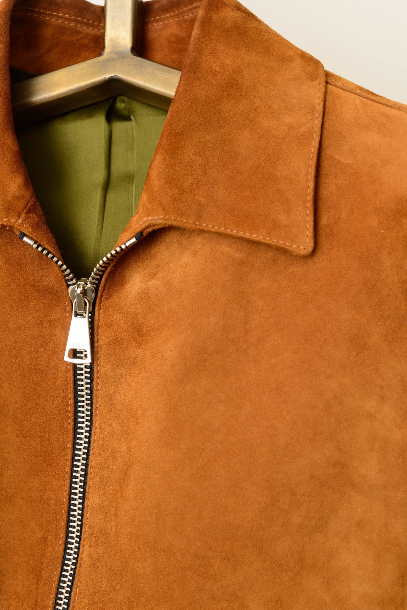 SavasThe Emmett Bomber: Cognac Suede