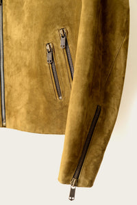 SavasLeather JacketThe Icon: Olive Calf Suede