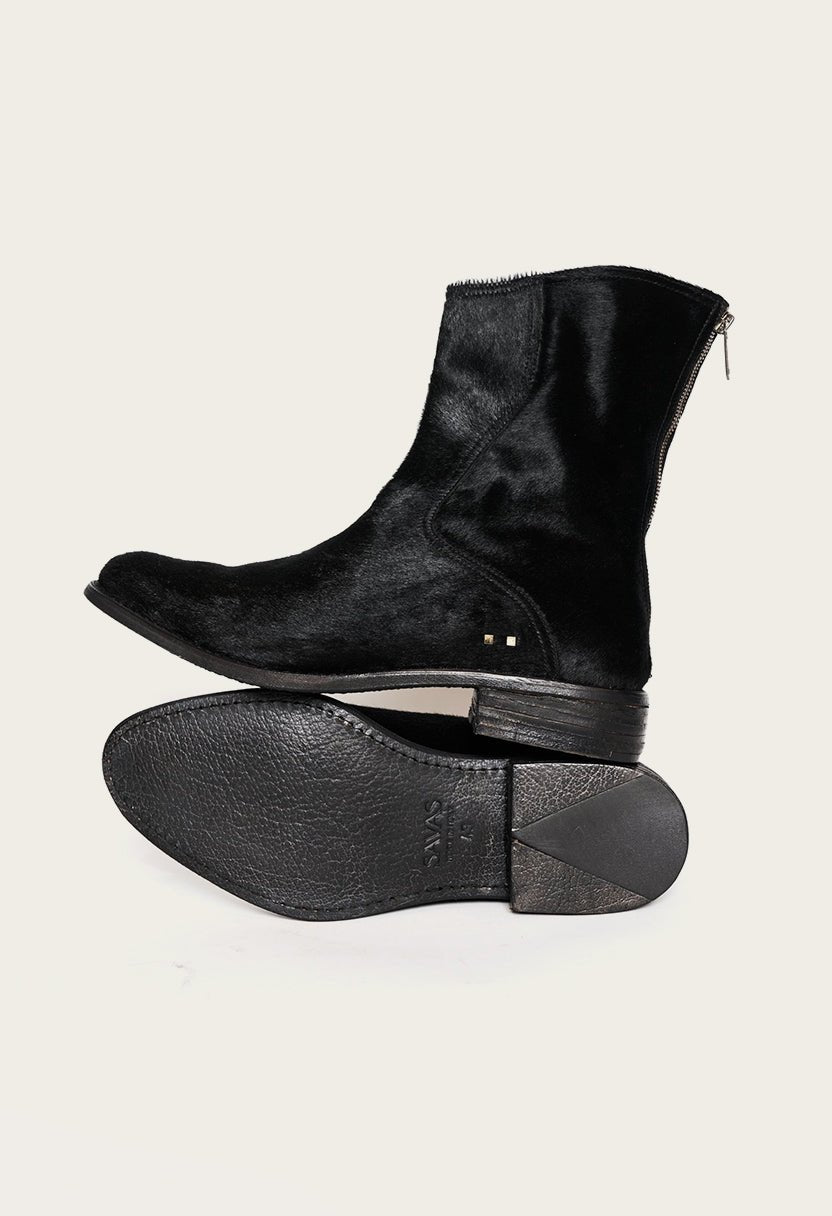 SavasFootwearThe Legend Boot: Black Hair Calf