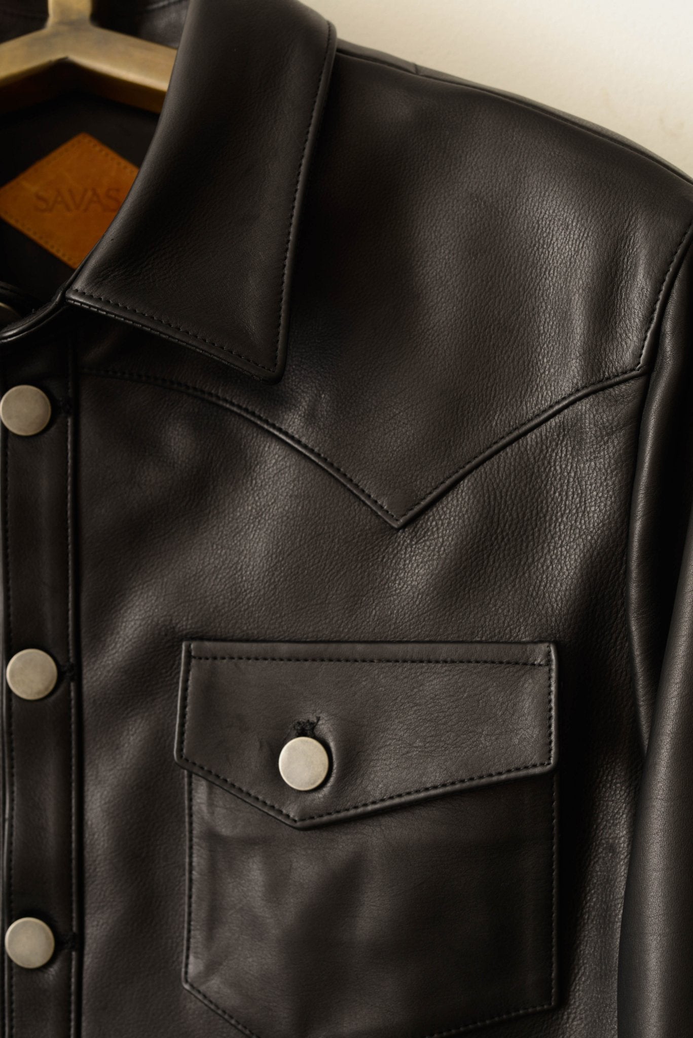 SavasLeather JacketThe Lowry: Black Elton