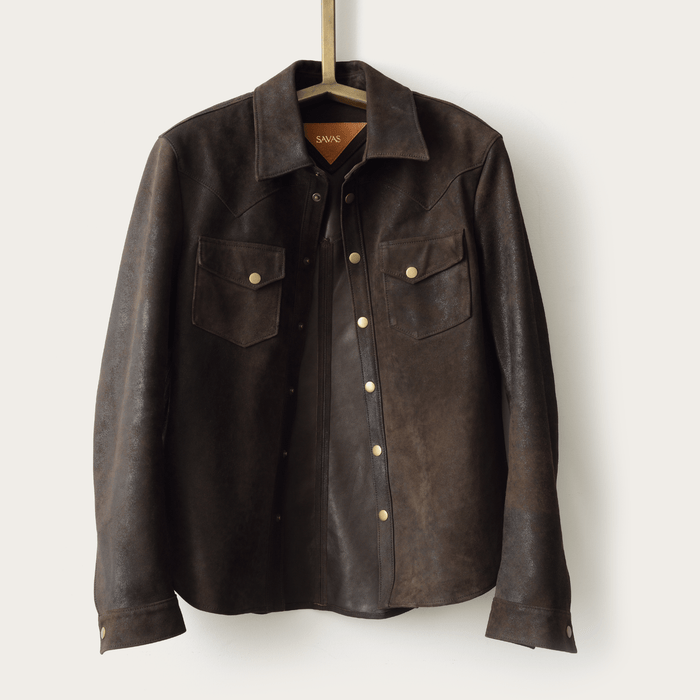 SavasLeather JacketThe Lowry: Caraway