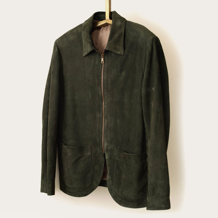 SavasThe Merritt: Hunter Green Suede