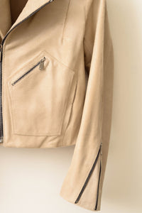 SavasLeather JacketThe Page : Champagne