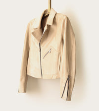 SavasLeather JacketThe Page : Champagne