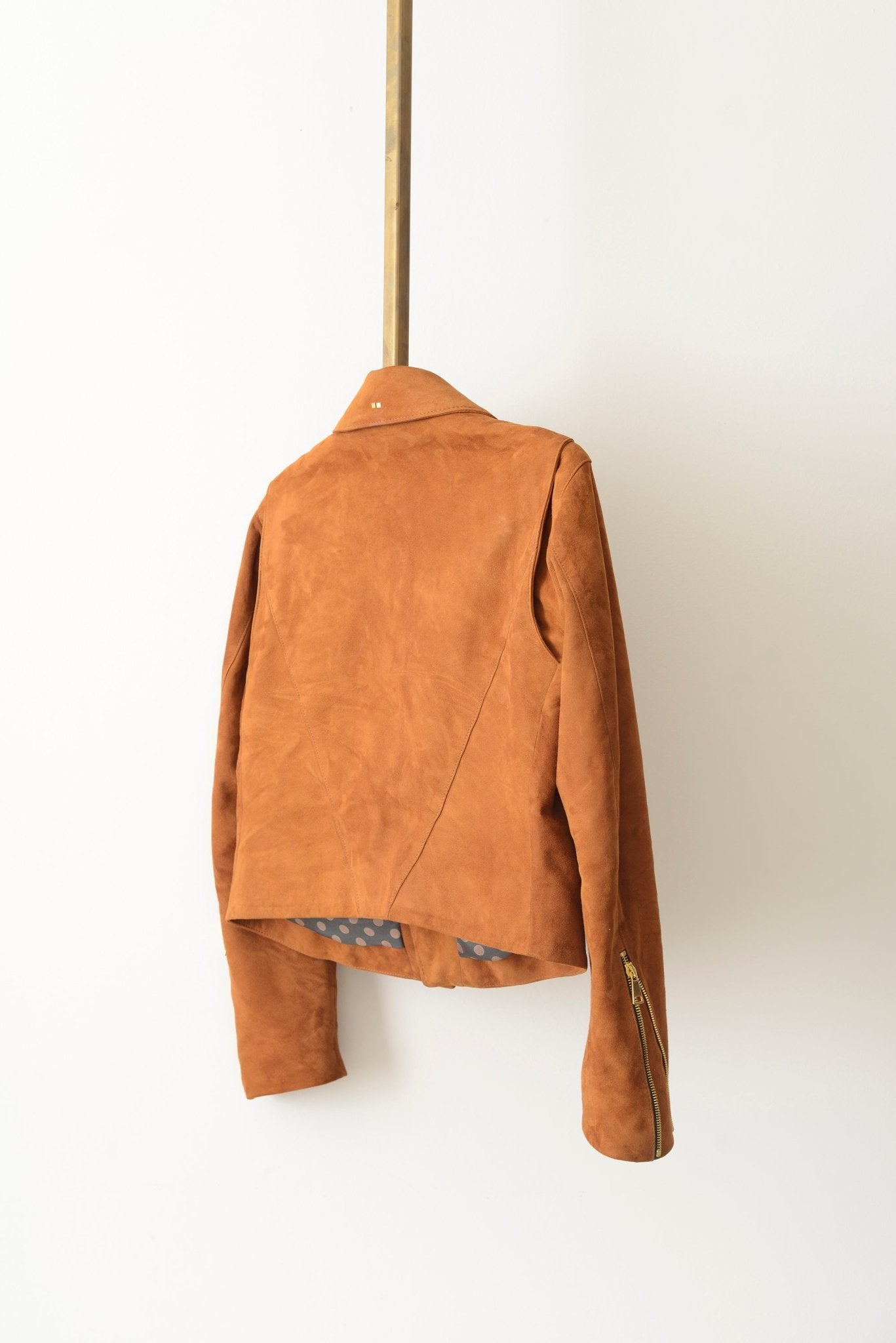 SavasLeather JacketThe Page : Cognac Suede