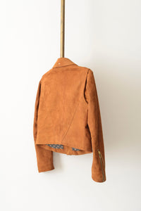 SavasLeather JacketThe Page : Cognac Suede