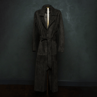 SavasLeather JacketThe Shelby: Basalt Cartier Suede