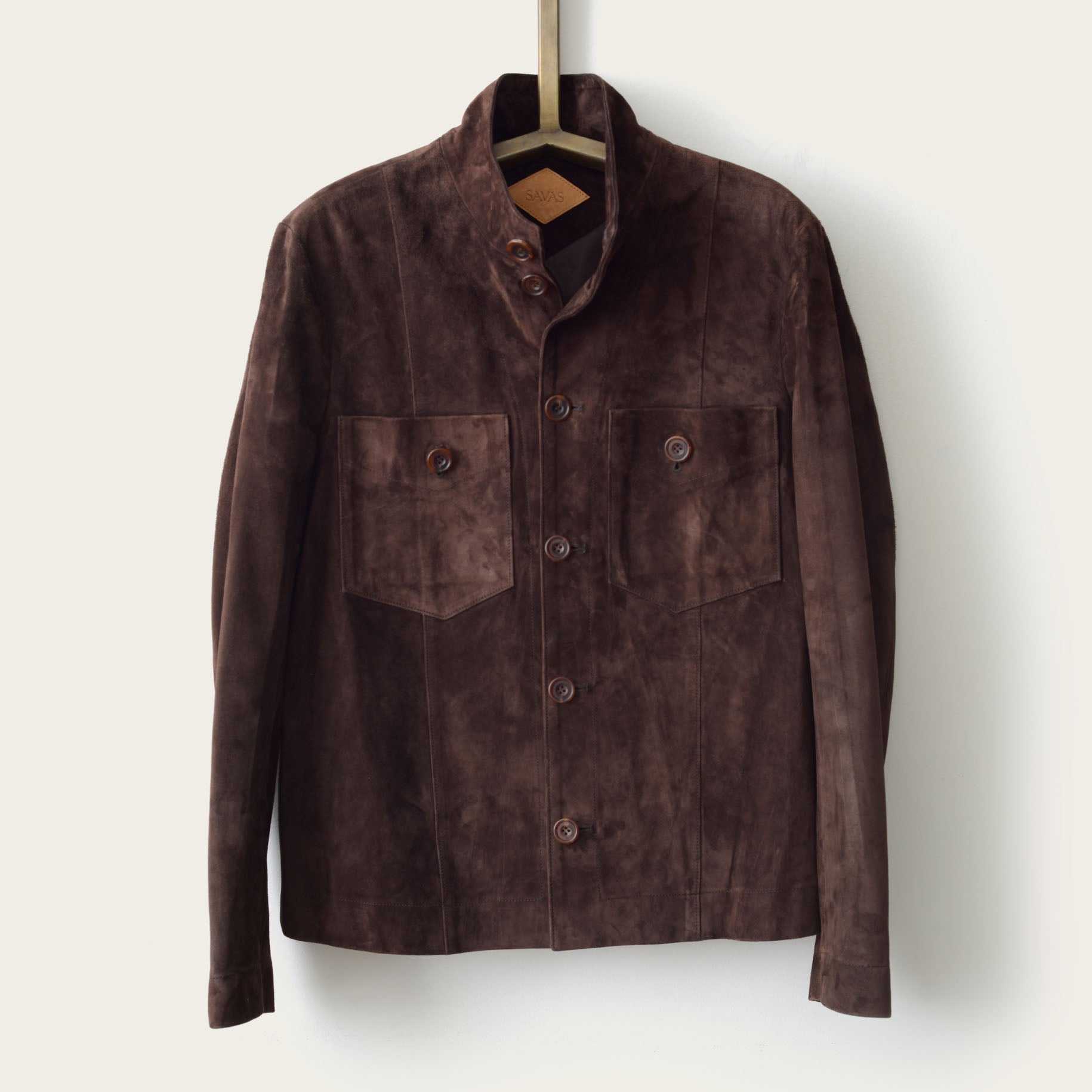 SavasLeather JacketThe Walden: Brown Lustro Suede