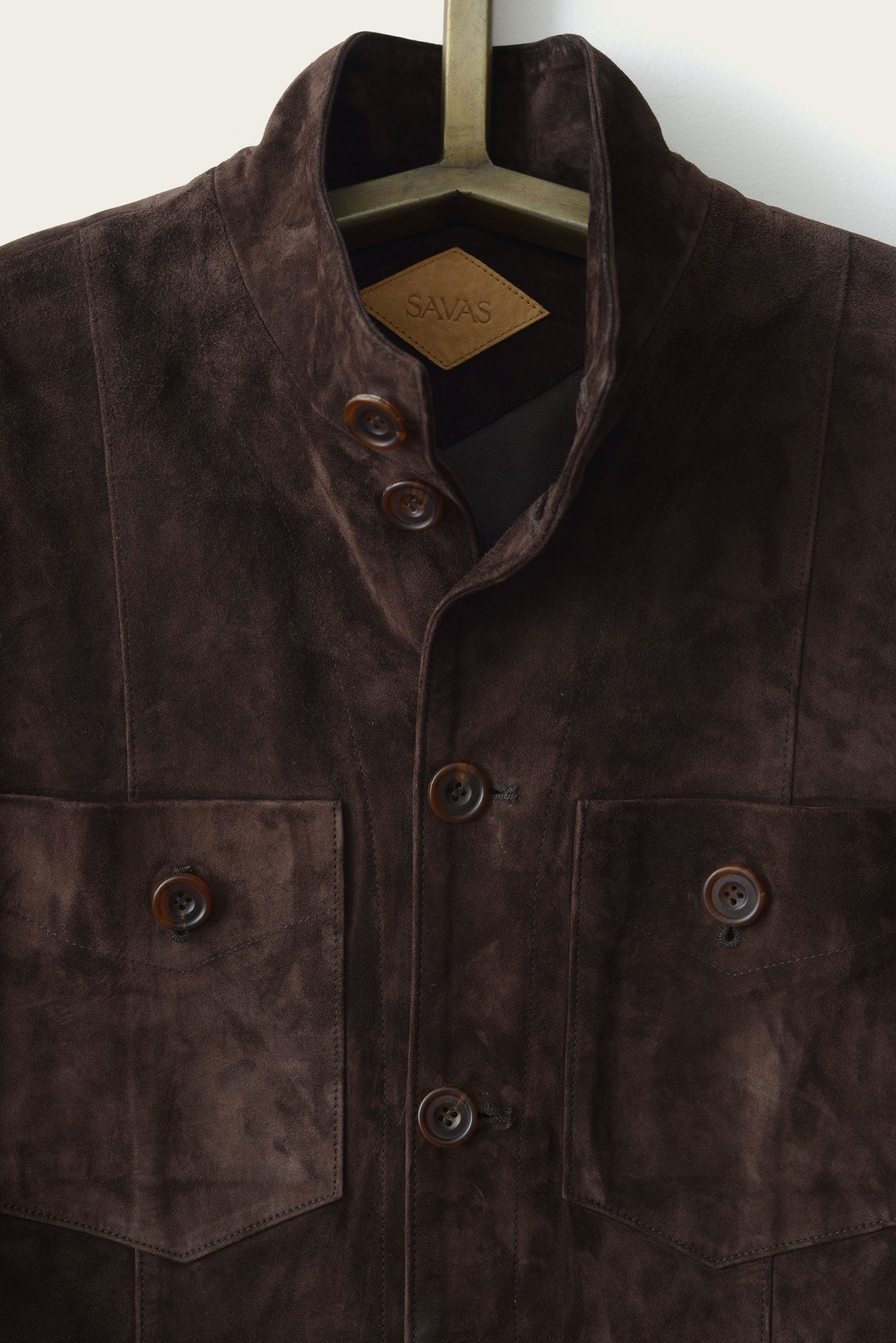 SavasLeather JacketThe Walden: Brown Lustro Suede