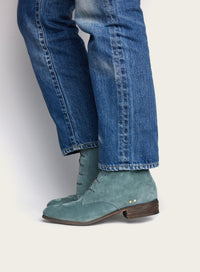 SavasFootwearThe Women's Mansfield: Blue Fir Suede