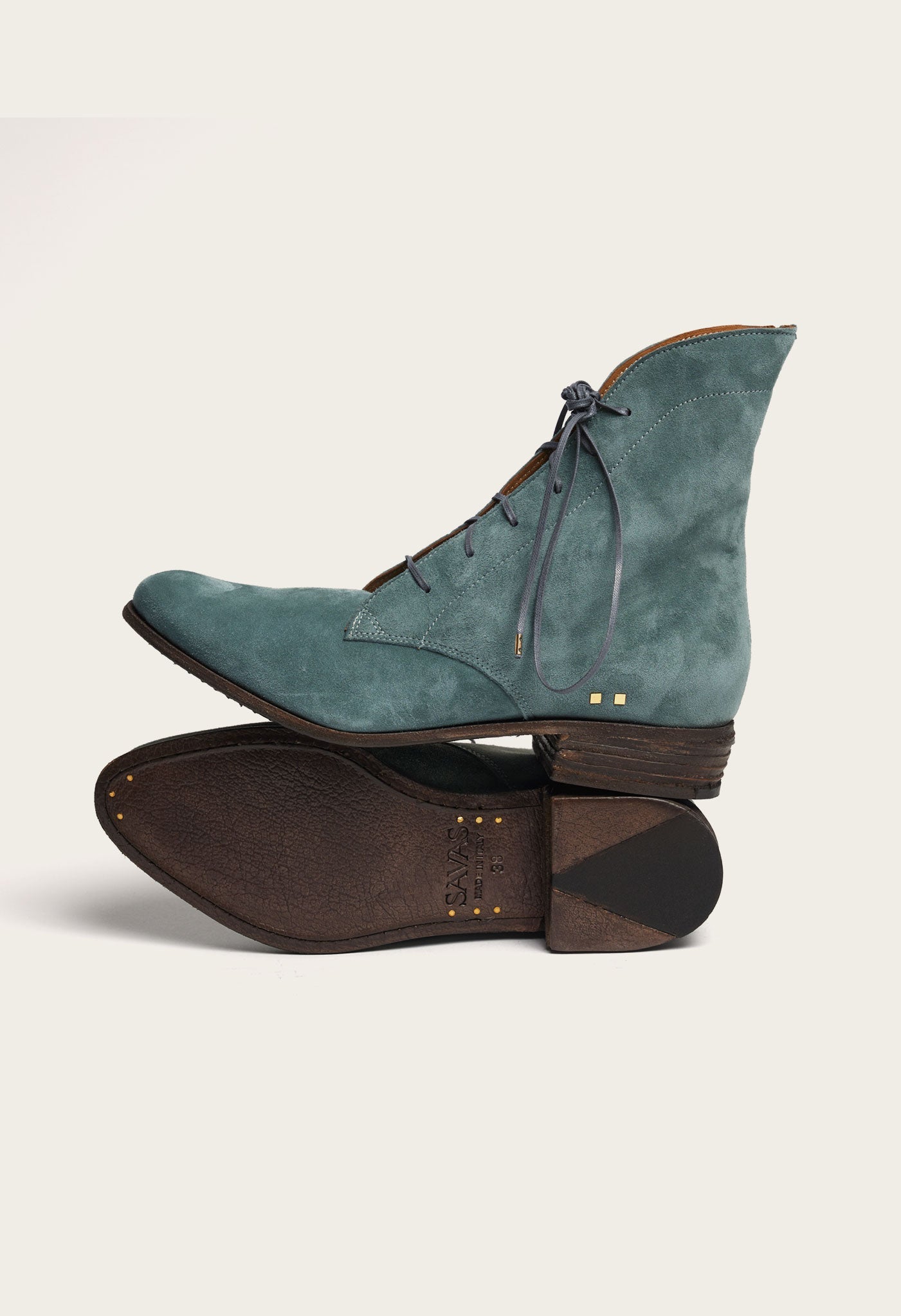 SavasFootwearThe Women's Mansfield: Blue Fir Suede